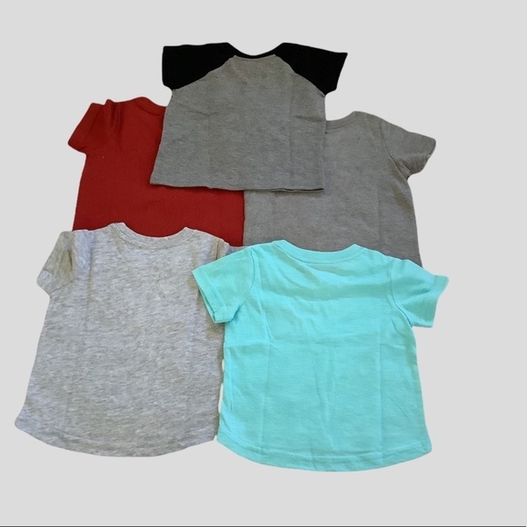 OKIE DOKIE BUNDLE OF 5 BABY BOY GRAPHIC T SHIRTS - Picture 2 of 3